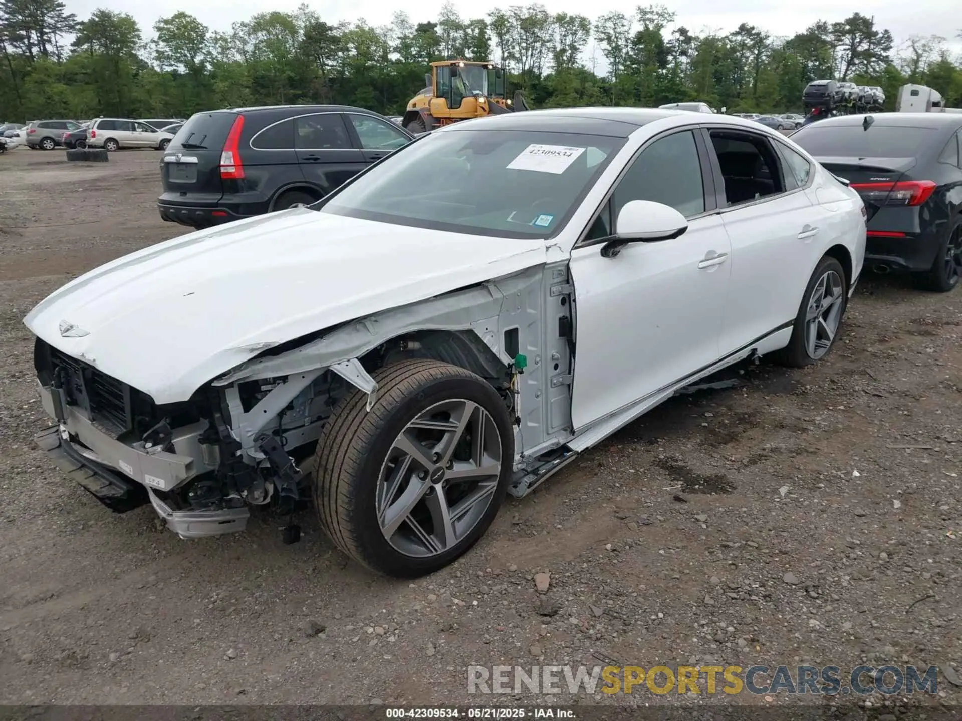 2 Photograph of a damaged car KMTGA4SC4PU153169 GENESIS G80 2023