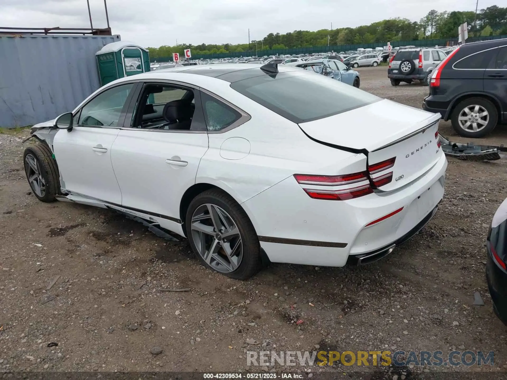 3 Photograph of a damaged car KMTGA4SC4PU153169 GENESIS G80 2023