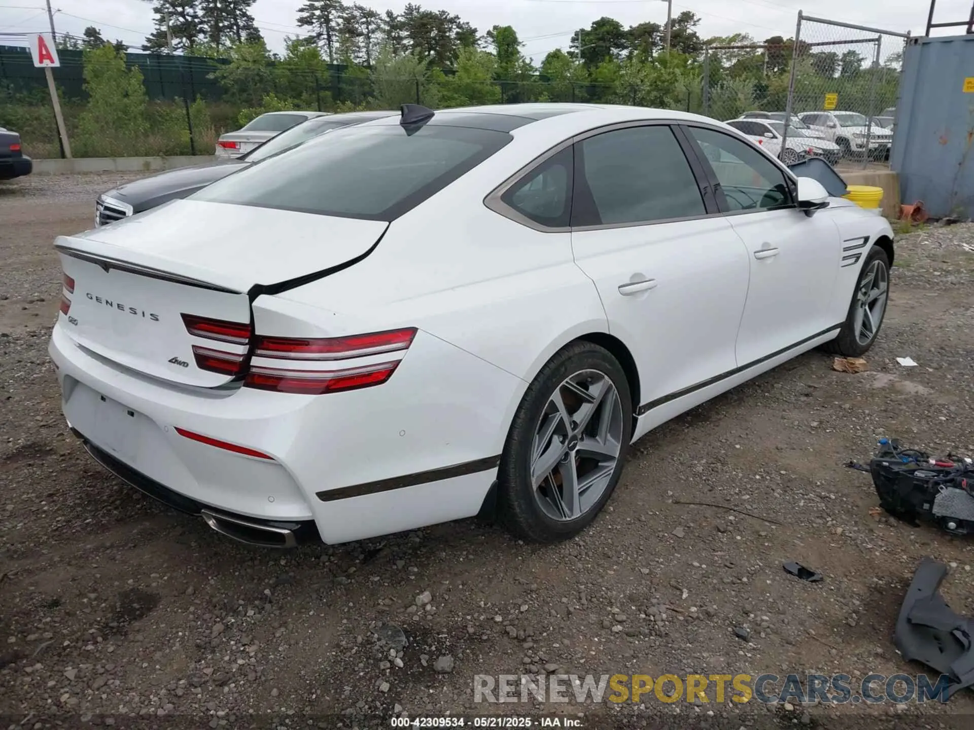 4 Photograph of a damaged car KMTGA4SC4PU153169 GENESIS G80 2023