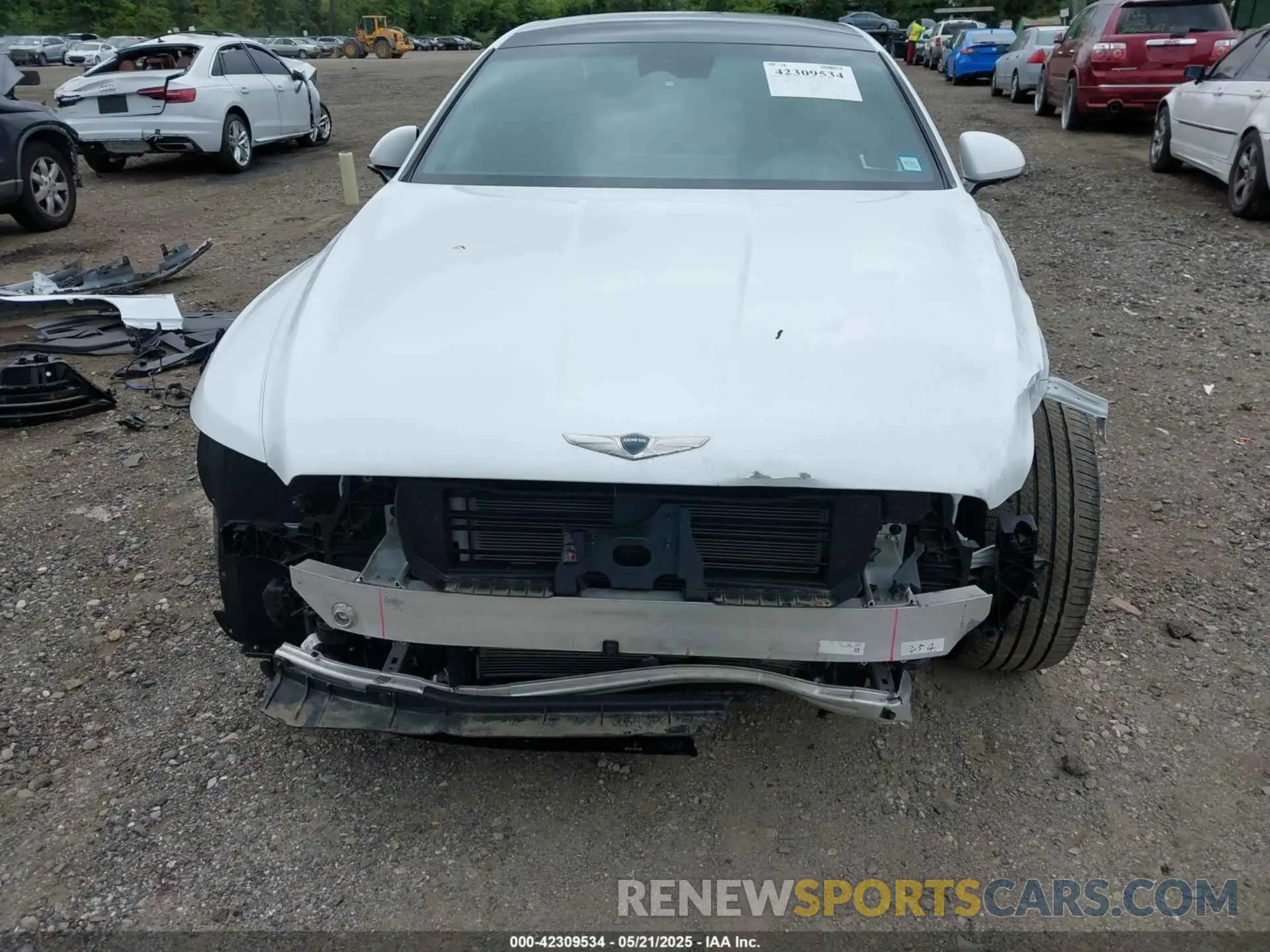 6 Photograph of a damaged car KMTGA4SC4PU153169 GENESIS G80 2023