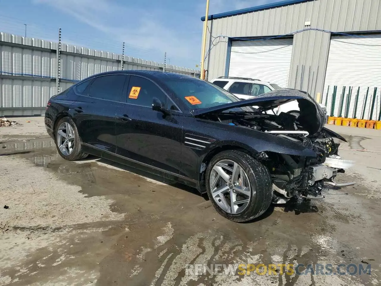4 Photograph of a damaged car KMTGA4SC7PU152193 GENESIS G80 2023