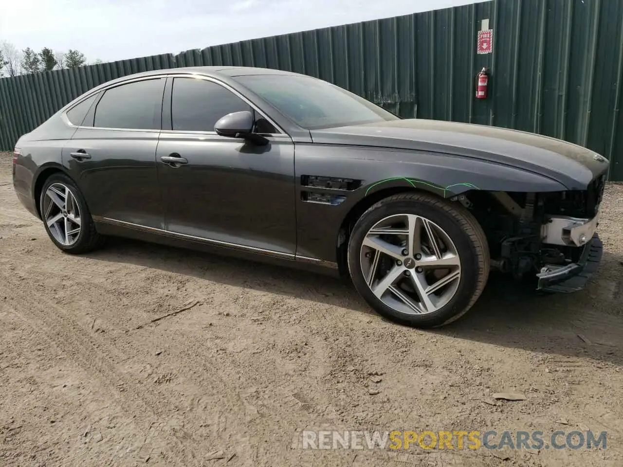 4 Photograph of a damaged car KMTGA4SC8PU162425 GENESIS G80 2023