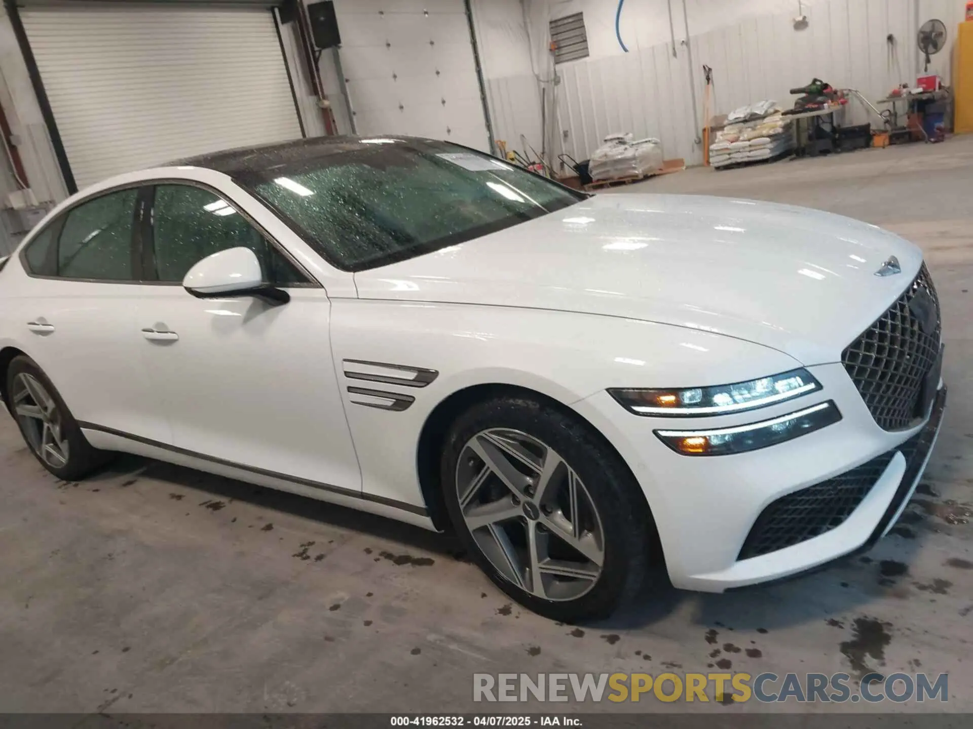 13 Photograph of a damaged car KMTGA4SCXPU156853 GENESIS G80 2023