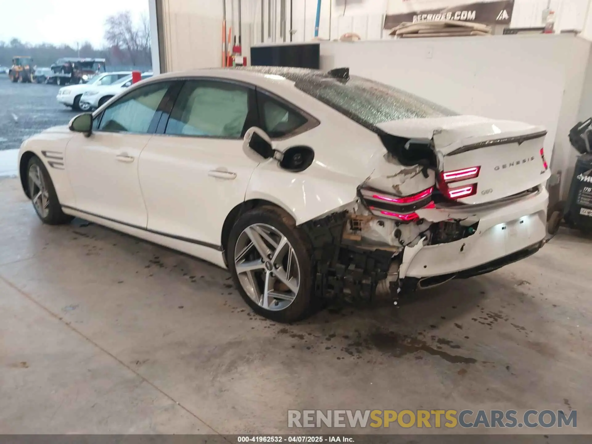 3 Photograph of a damaged car KMTGA4SCXPU156853 GENESIS G80 2023