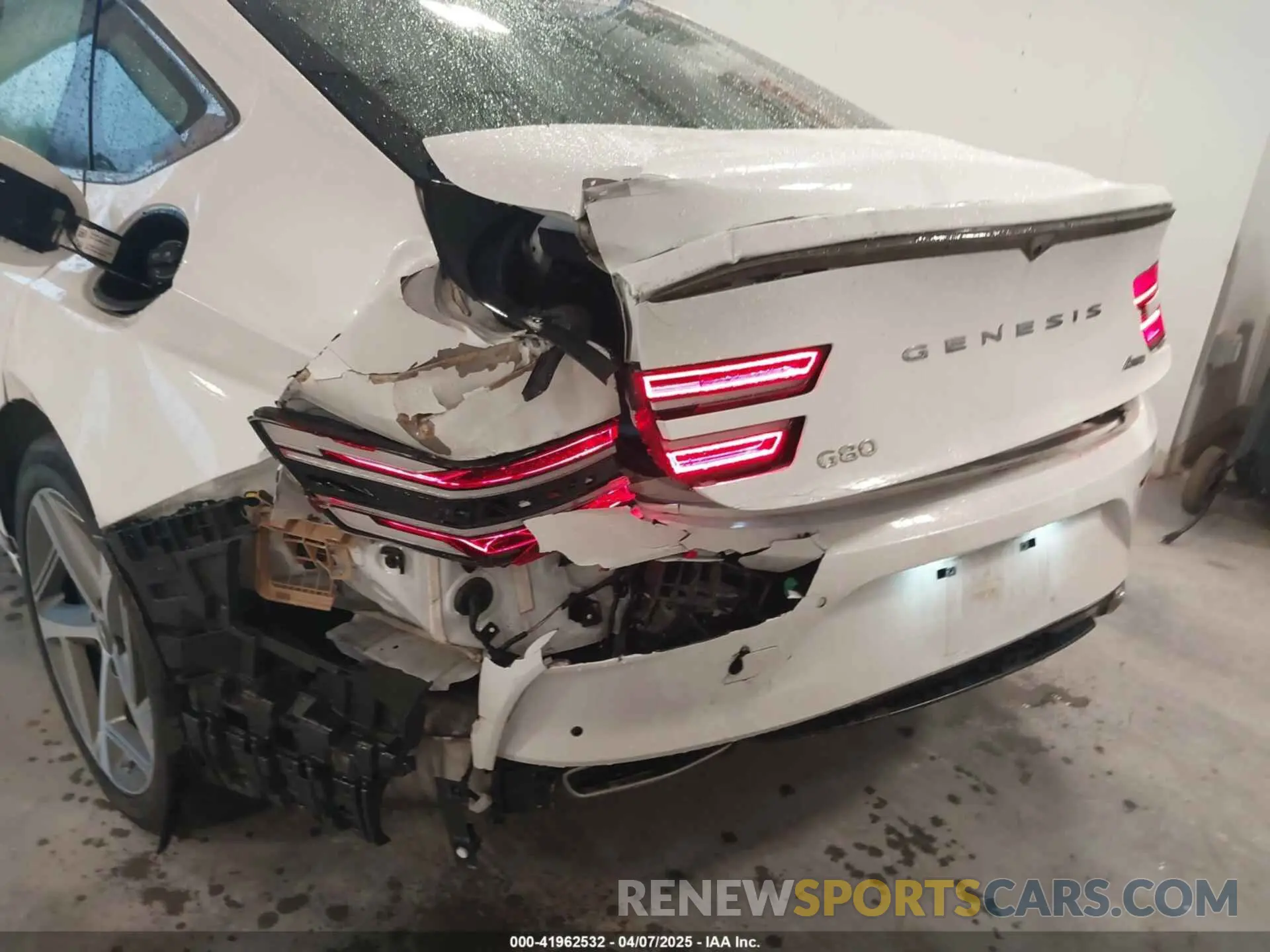 6 Photograph of a damaged car KMTGA4SCXPU156853 GENESIS G80 2023