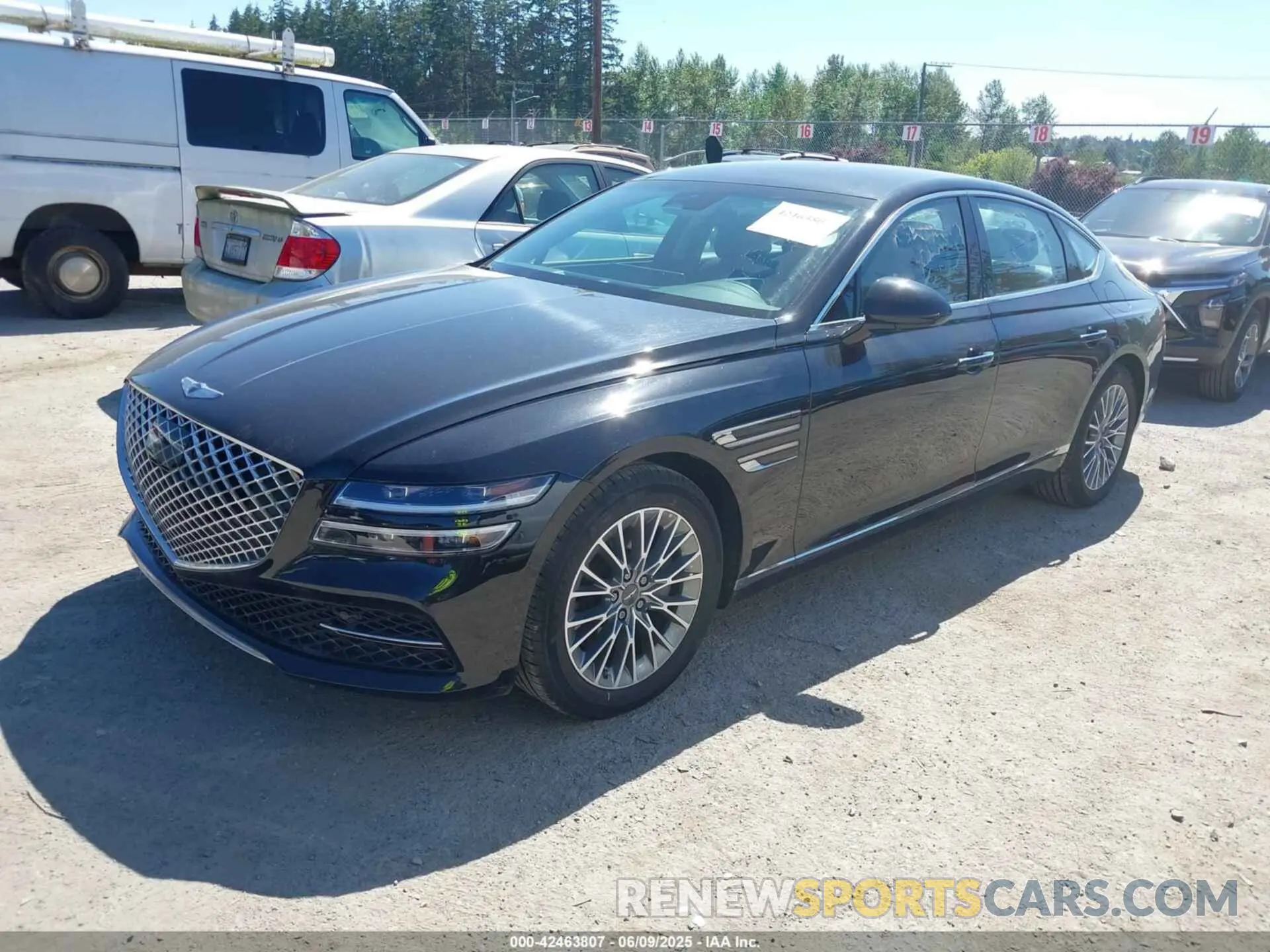 2 Photograph of a damaged car KMTGB4SC2PU185681 GENESIS G80 2023
