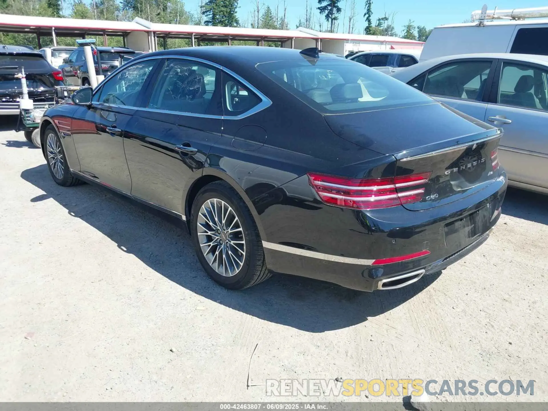 3 Photograph of a damaged car KMTGB4SC2PU185681 GENESIS G80 2023