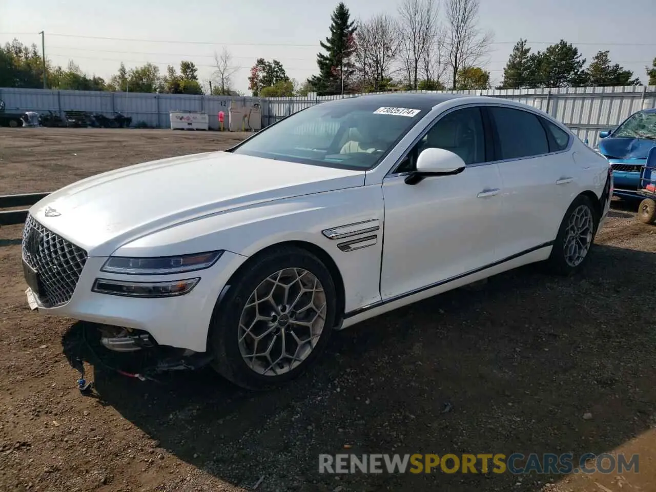 1 Photograph of a damaged car KMTGB4SC4PU144730 GENESIS G80 2023