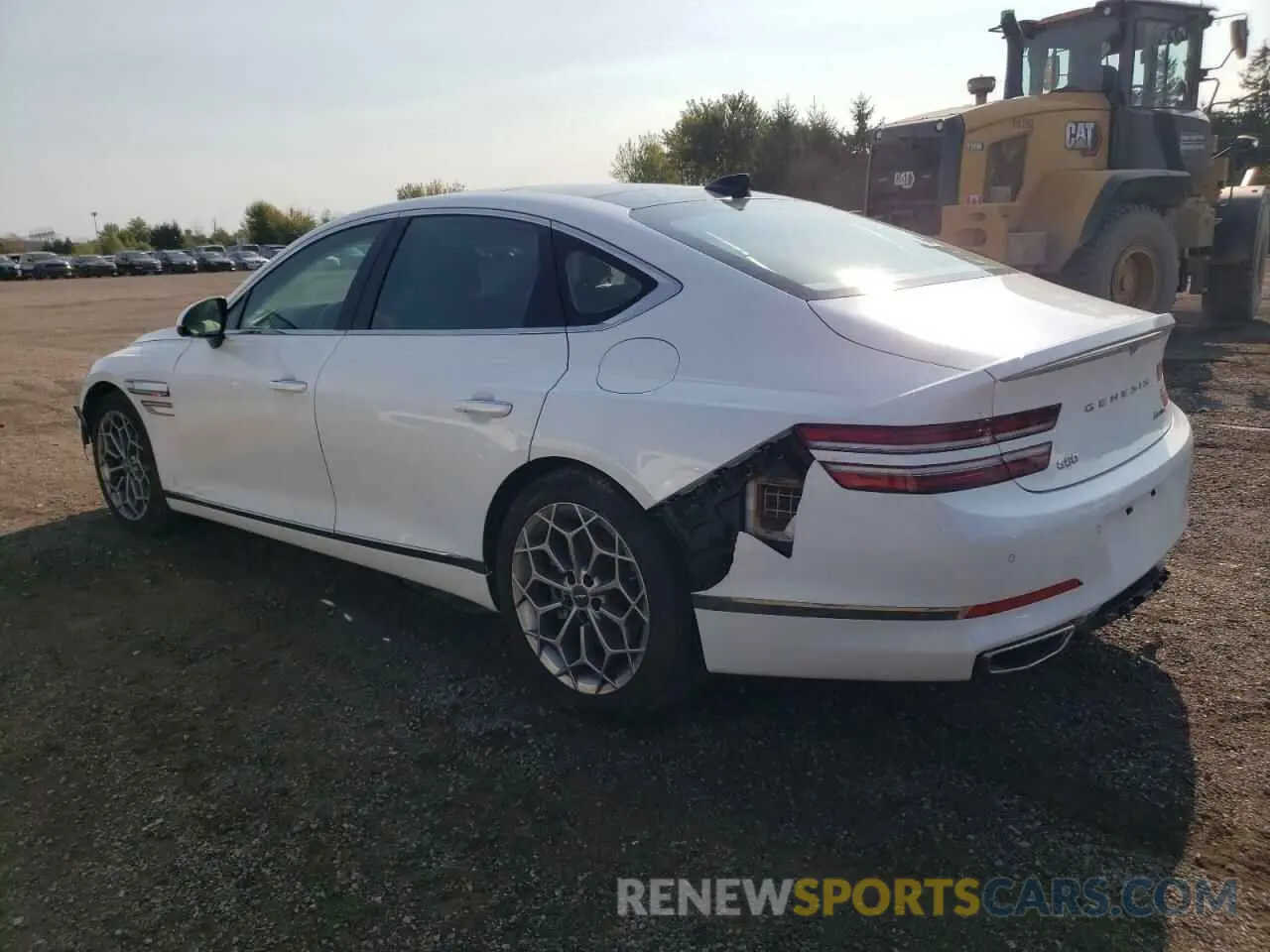 2 Photograph of a damaged car KMTGB4SC4PU144730 GENESIS G80 2023