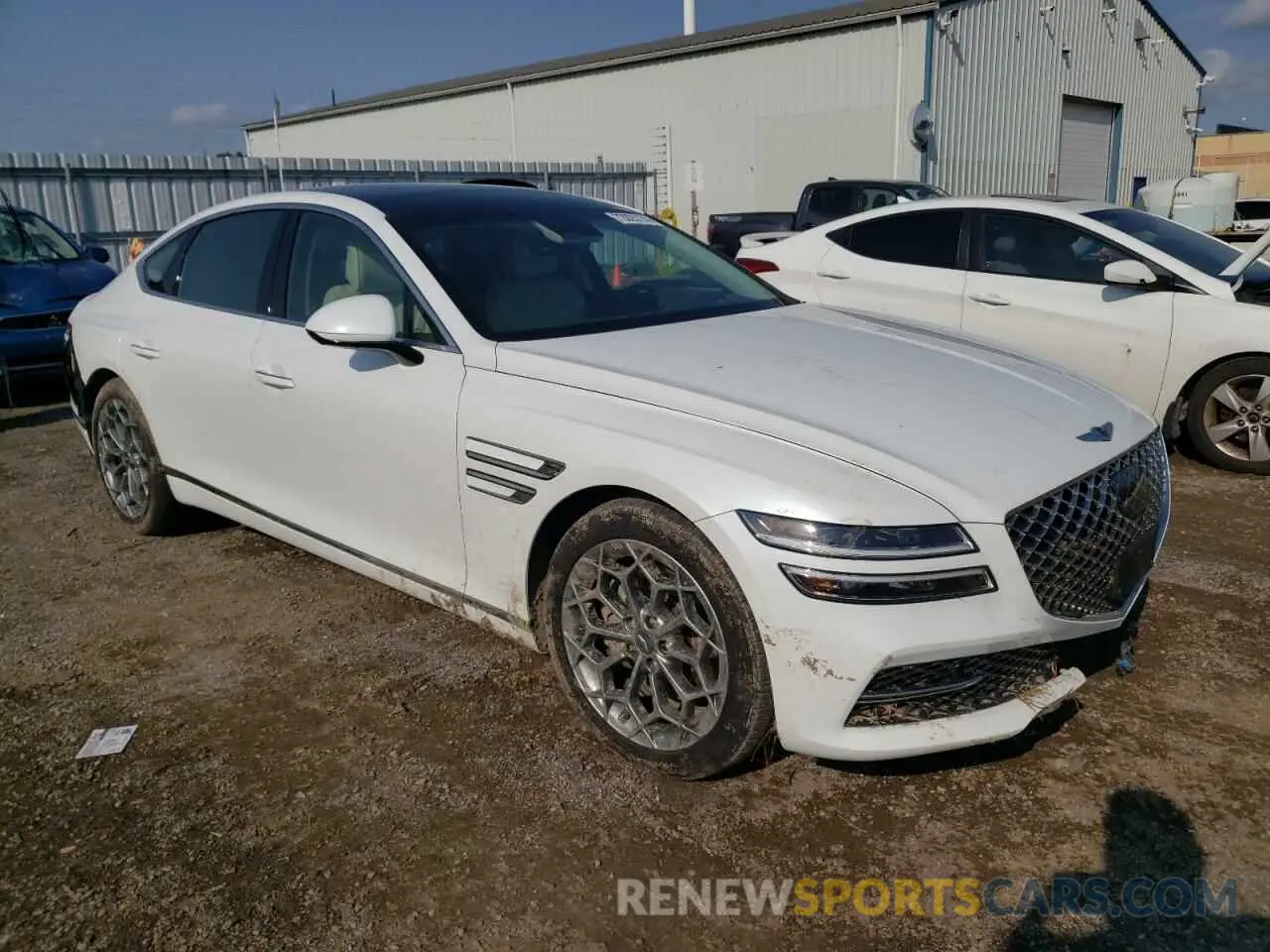 4 Photograph of a damaged car KMTGB4SC4PU144730 GENESIS G80 2023