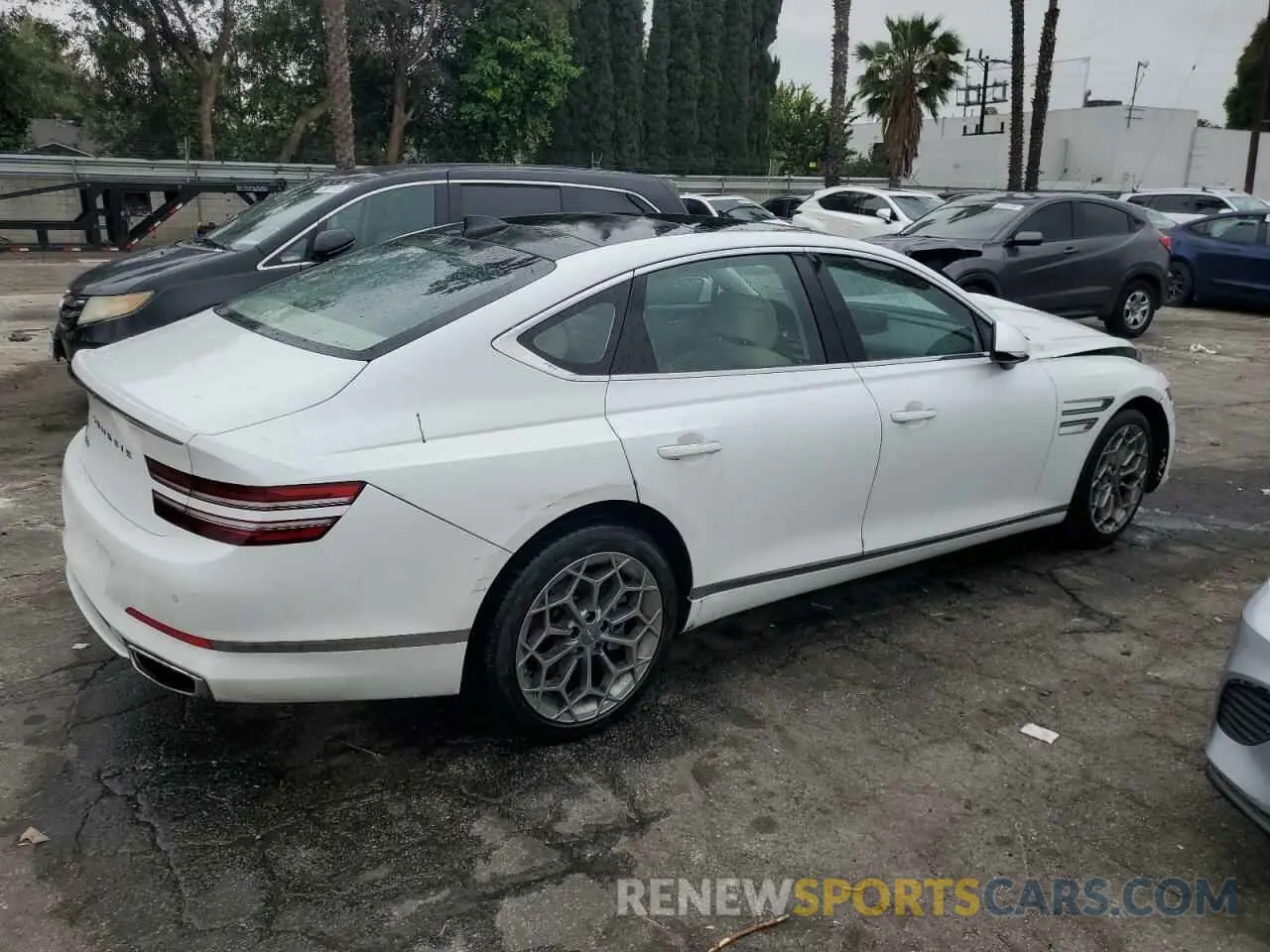 3 Photograph of a damaged car KMTGB4SC4PU180403 GENESIS G80 2023