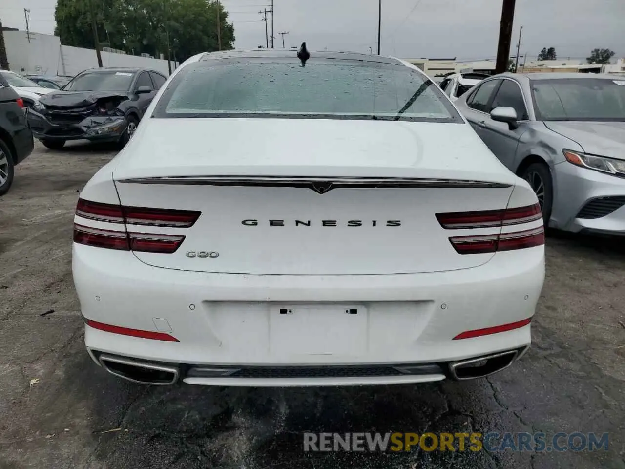 6 Photograph of a damaged car KMTGB4SC4PU180403 GENESIS G80 2023