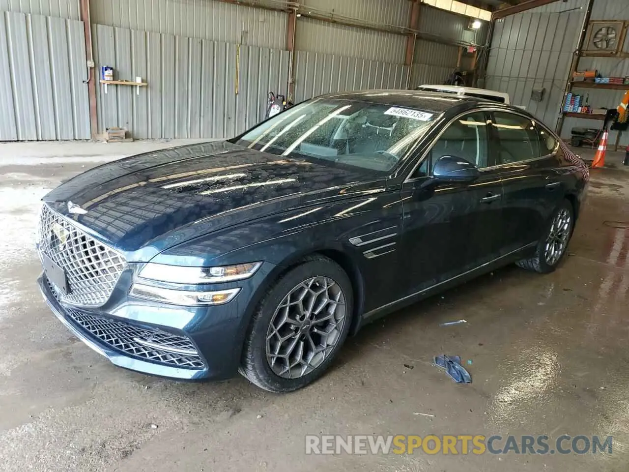 1 Photograph of a damaged car KMTGB4SC6PU178846 GENESIS G80 2023