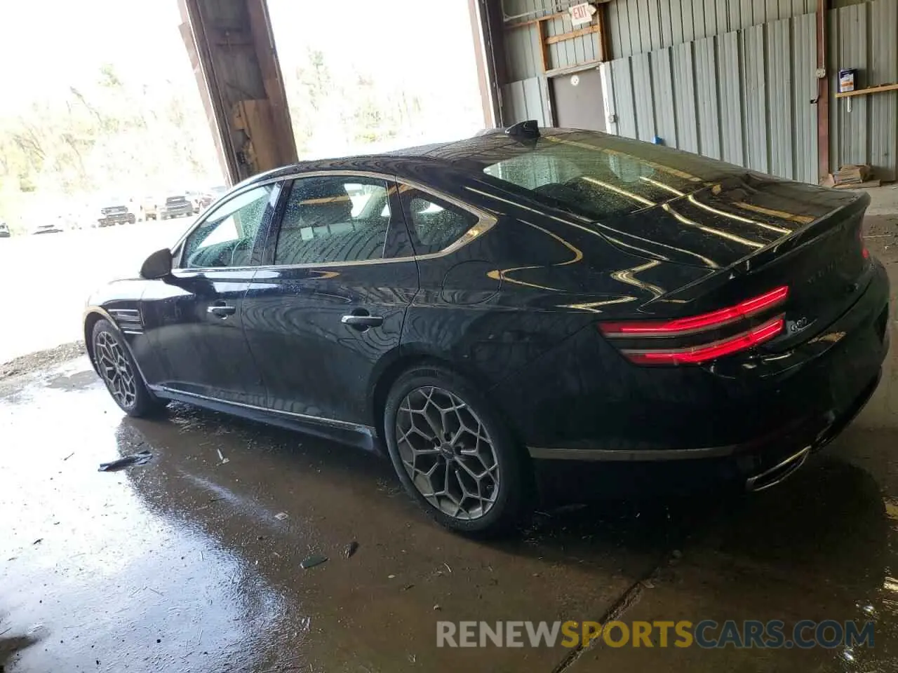 2 Photograph of a damaged car KMTGB4SC6PU178846 GENESIS G80 2023