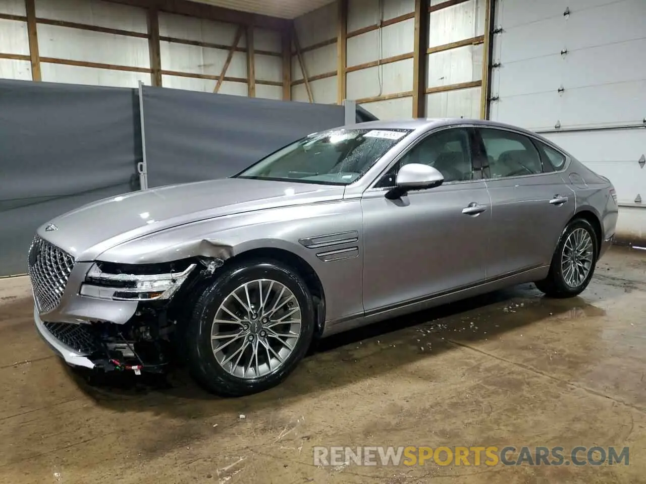 1 Photograph of a damaged car KMTGB4SC7PU188267 GENESIS G80 2023