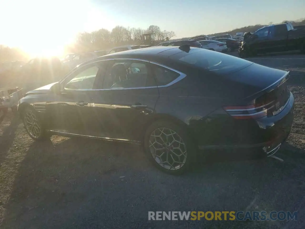 2 Photograph of a damaged car KMTGB4SC8PU179805 GENESIS G80 2023