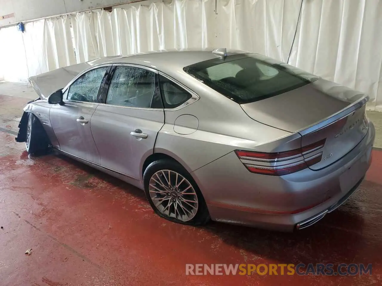 2 Photograph of a damaged car KMTGB4SCXPU197190 GENESIS G80 2023