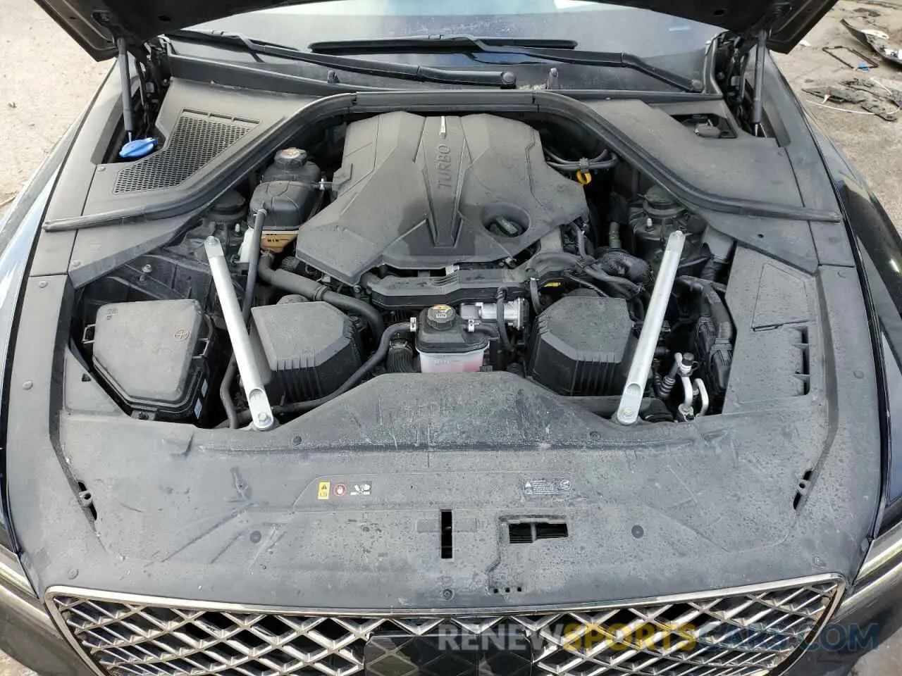 11 Photograph of a damaged car KMTGB4SD1PU156195 GENESIS G80 2023