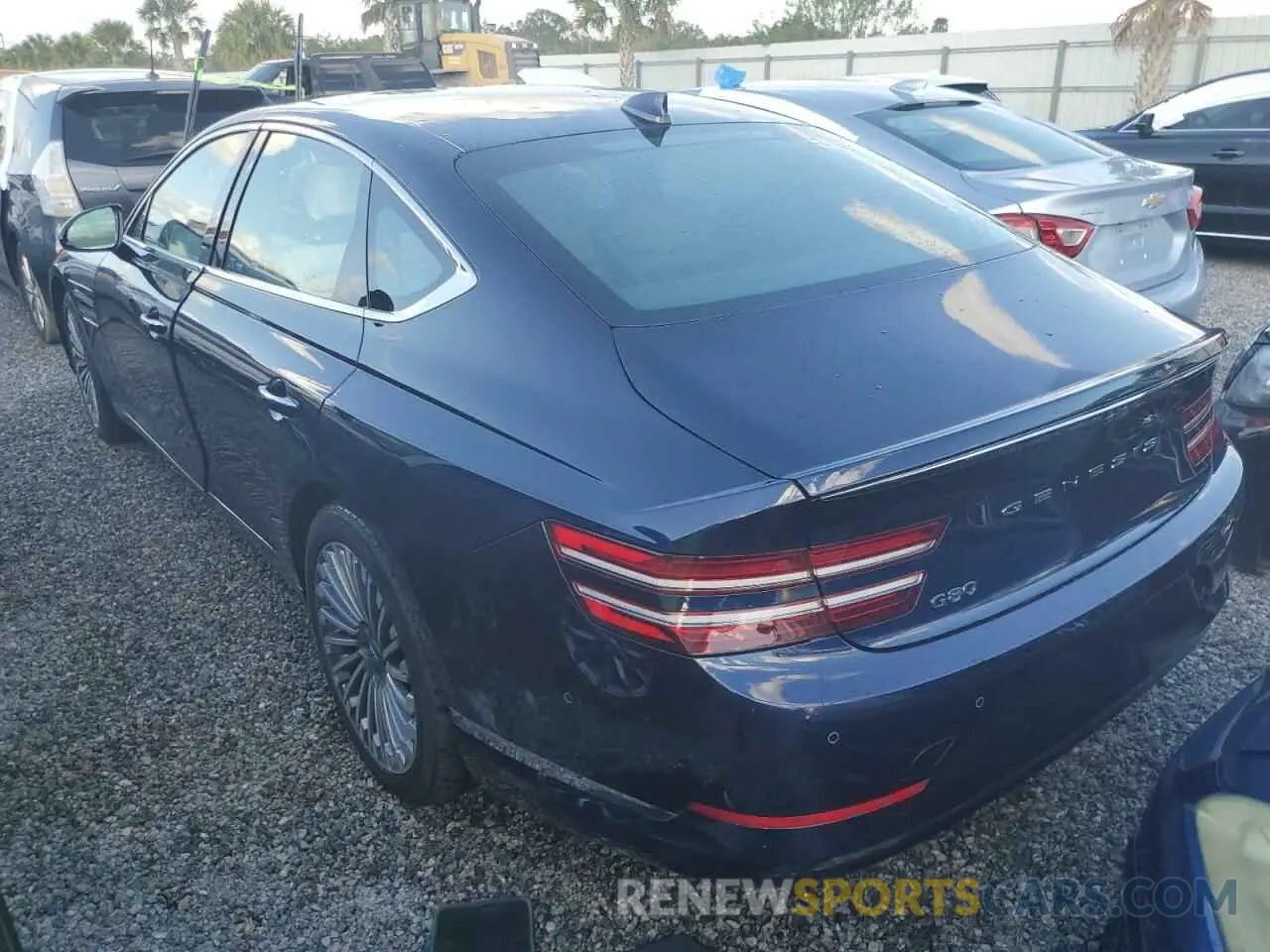 2 Photograph of a damaged car KMTGE4S19PU006073 GENESIS G80 2023