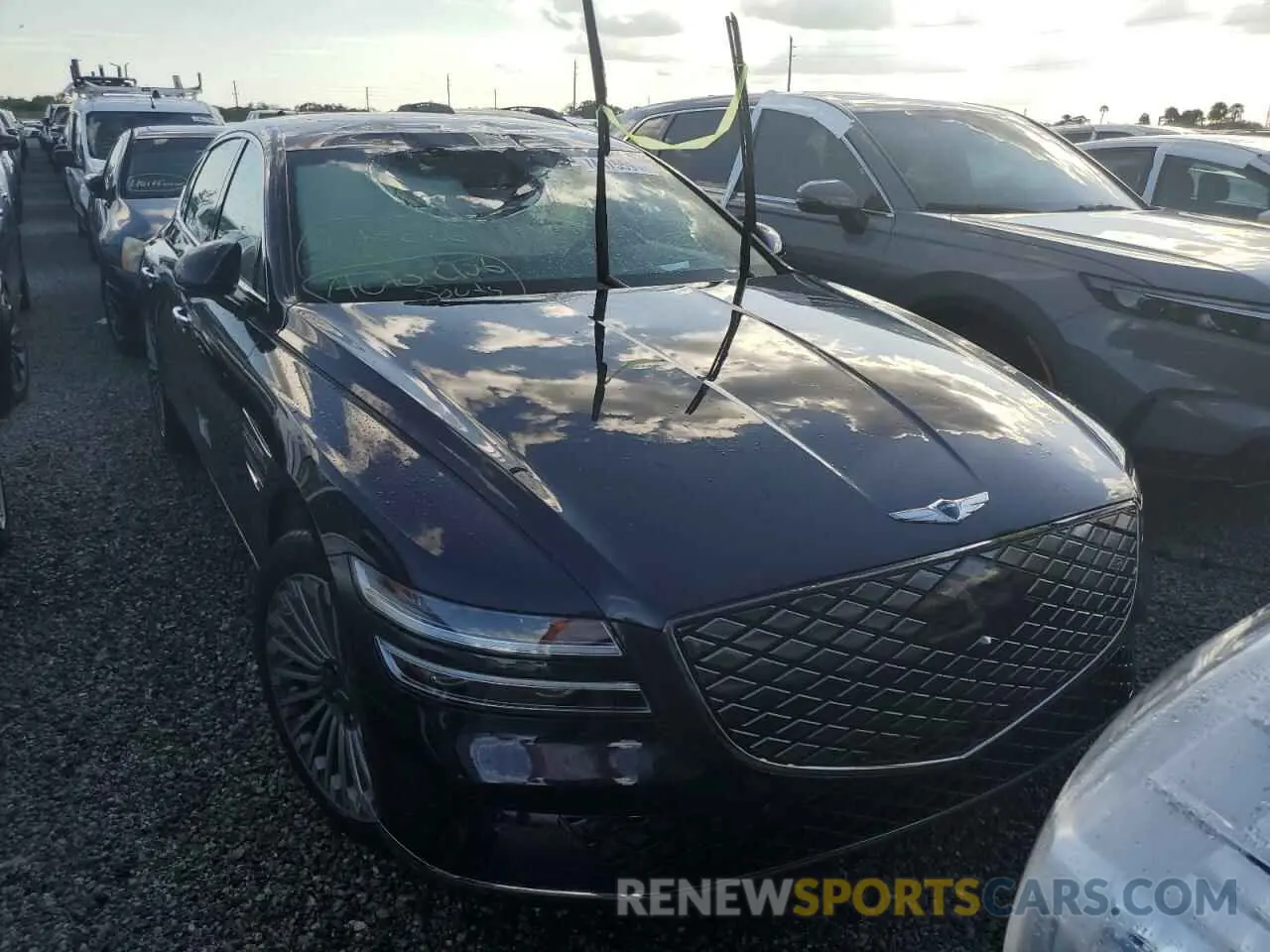 5 Photograph of a damaged car KMTGE4S19PU006073 GENESIS G80 2023