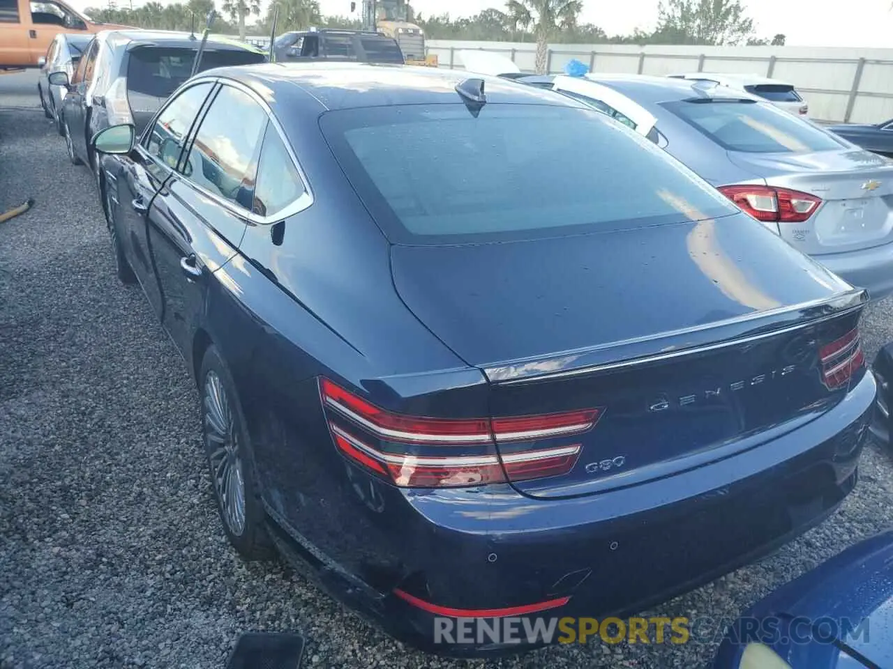 6 Photograph of a damaged car KMTGE4S19PU006073 GENESIS G80 2023