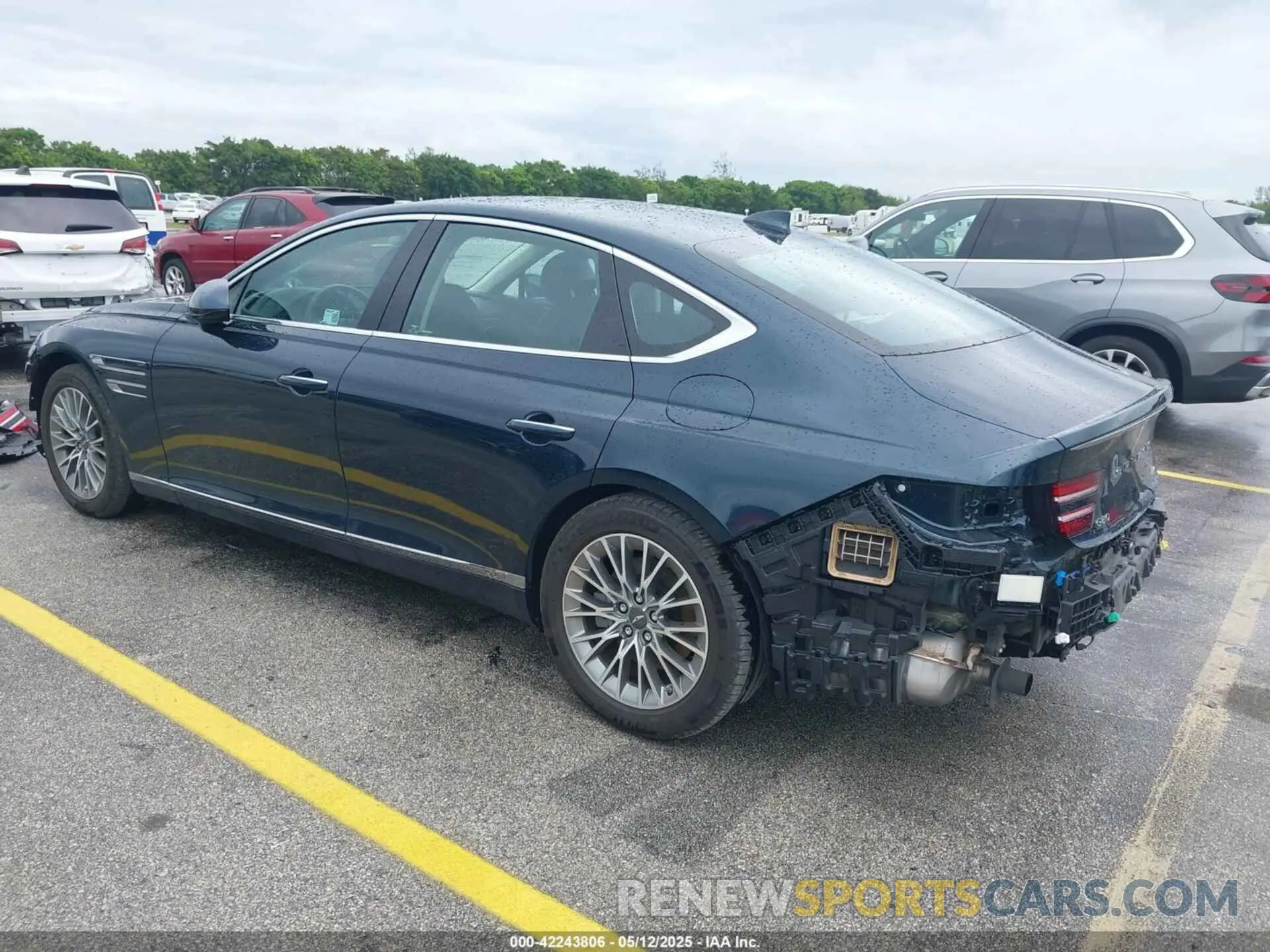 3 Photograph of a damaged car KMTGB4SC0RU239465 GENESIS G80 2024