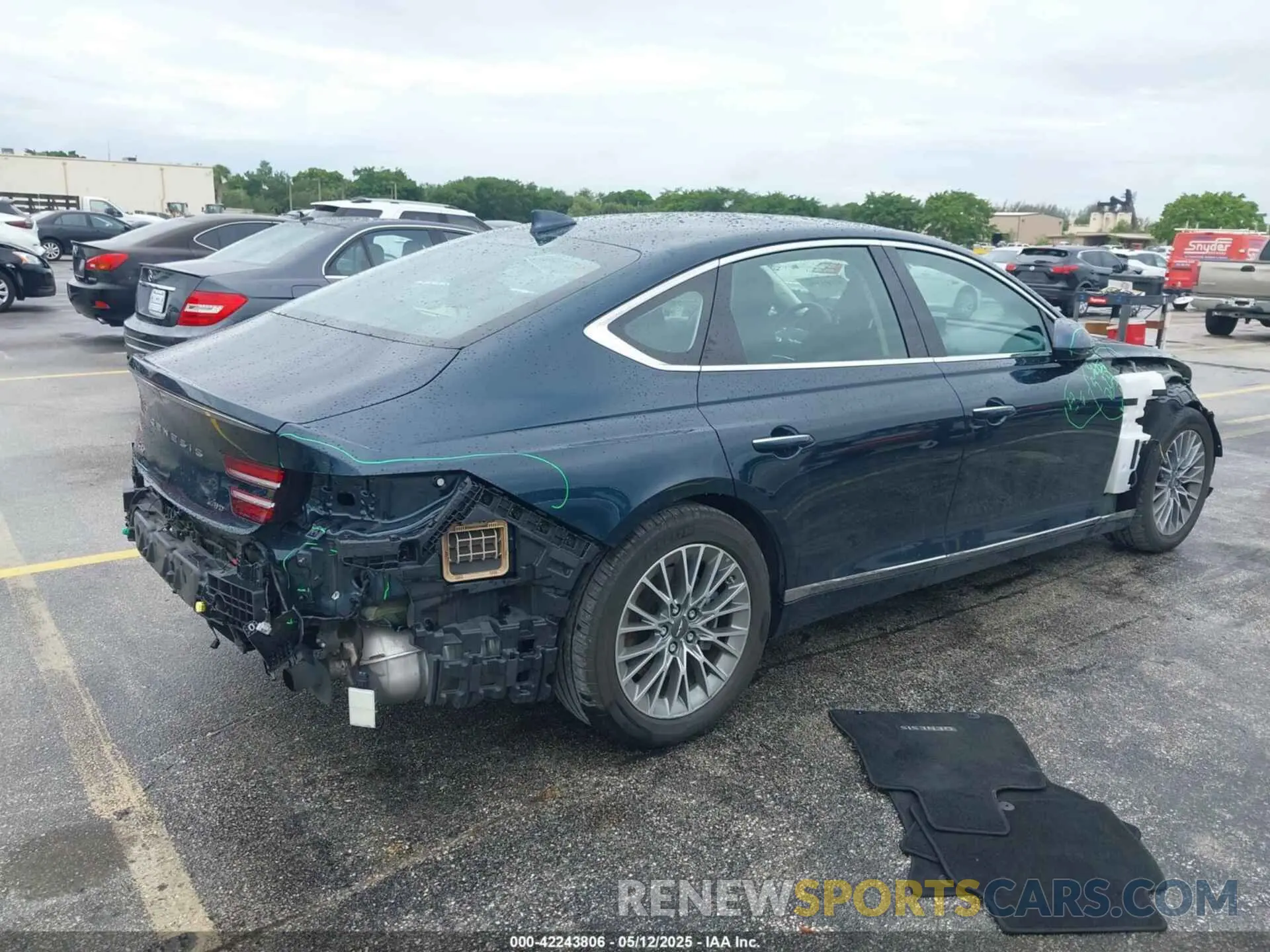4 Photograph of a damaged car KMTGB4SC0RU239465 GENESIS G80 2024