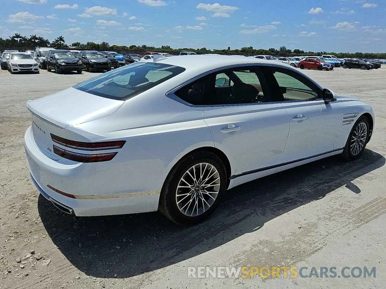 3 Photograph of a damaged car KMTGB4SC5RU237744 GENESIS G80 2024