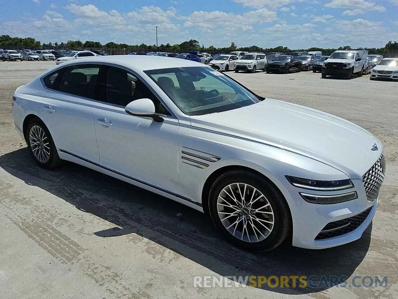 4 Photograph of a damaged car KMTGB4SC5RU237744 GENESIS G80 2024