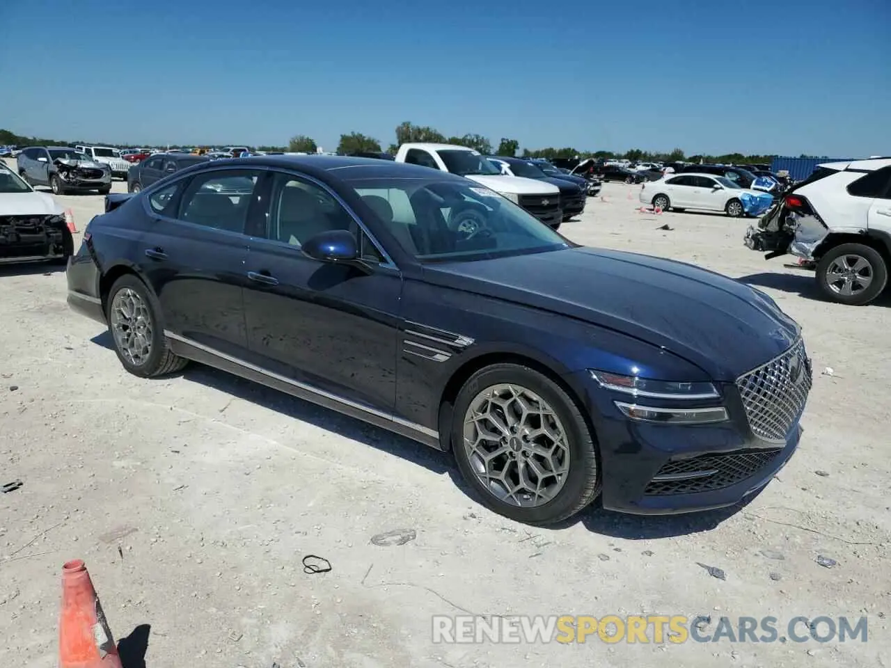 4 Photograph of a damaged car KMTGB4SC6RU227336 GENESIS G80 2024