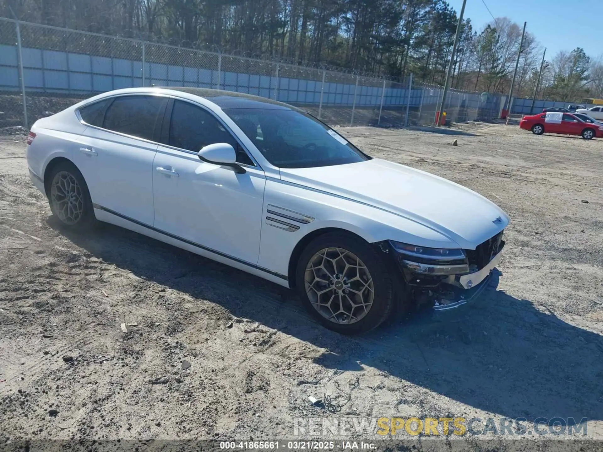 1 Photograph of a damaged car KMTGB4SC8RU242131 GENESIS G80 2024