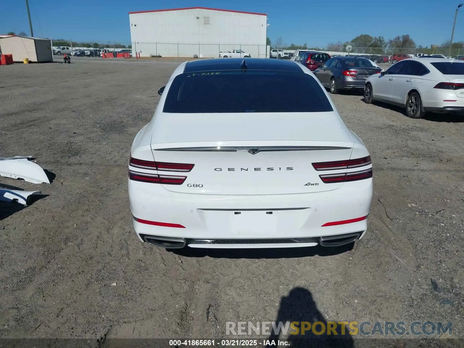 17 Photograph of a damaged car KMTGB4SC8RU242131 GENESIS G80 2024