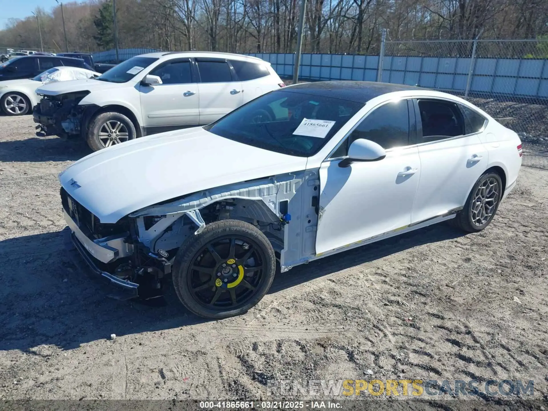 2 Photograph of a damaged car KMTGB4SC8RU242131 GENESIS G80 2024