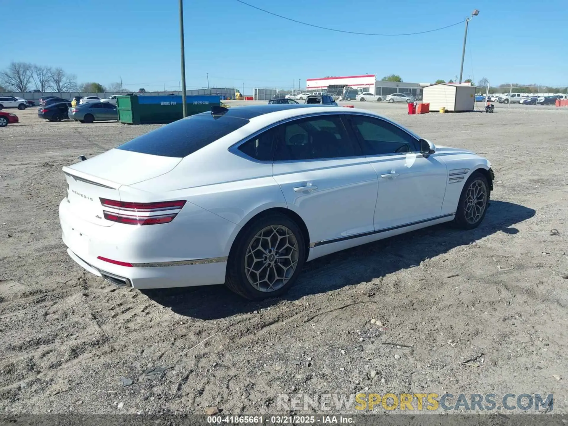 4 Photograph of a damaged car KMTGB4SC8RU242131 GENESIS G80 2024