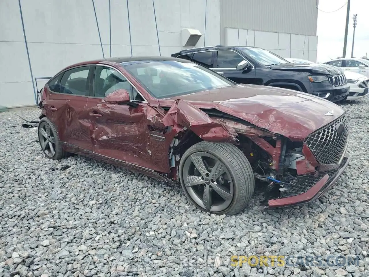 4 Photograph of a damaged car KMTGB4SD0RU238017 GENESIS G80 2024
