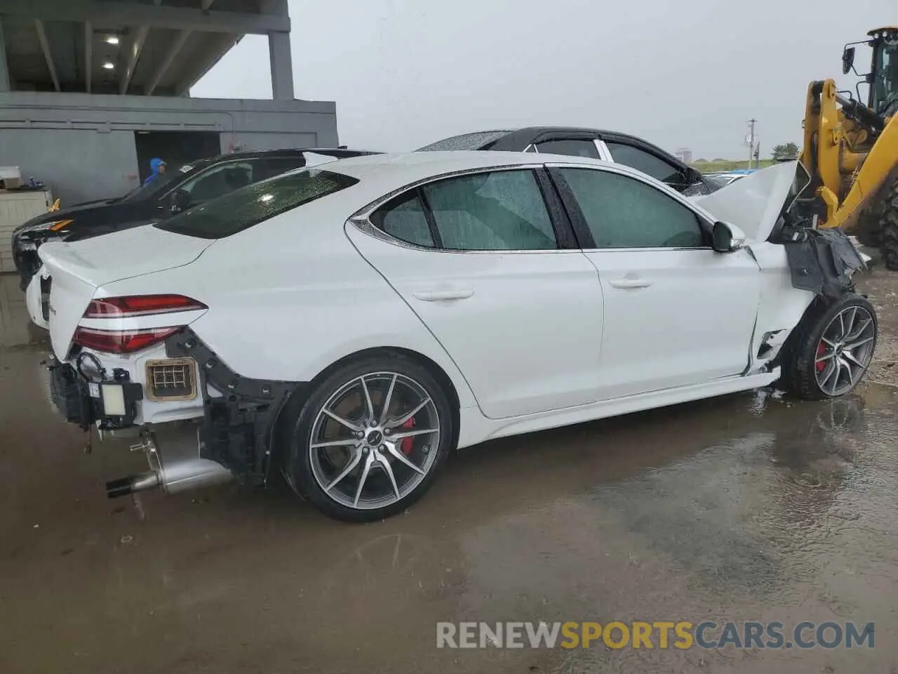 3 Photograph of a damaged car KMTG34SC9SU155938 GENESIS G80 2025