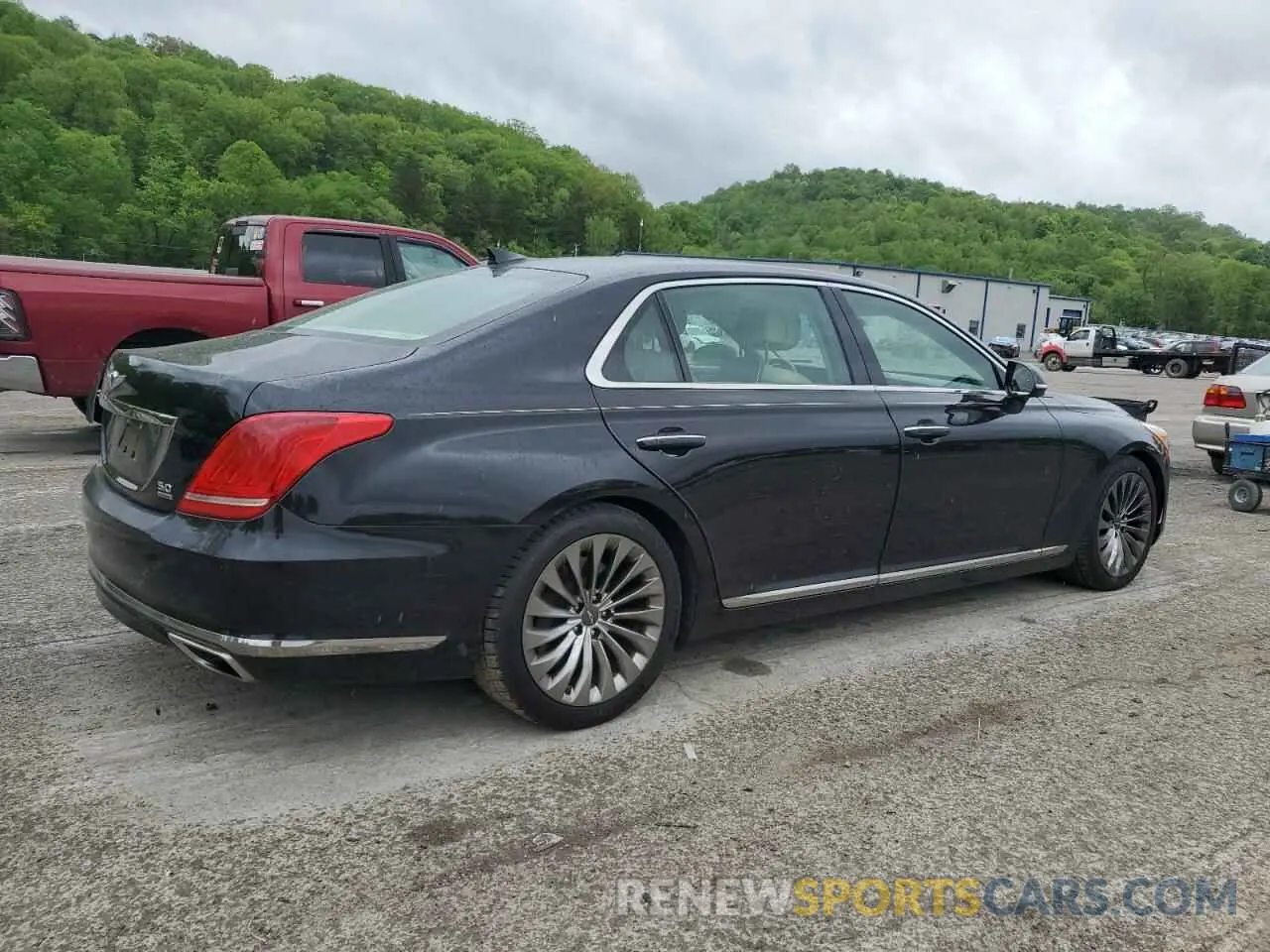3 Photograph of a damaged car KMHG54JH0KU050660 GENESIS G90 2019