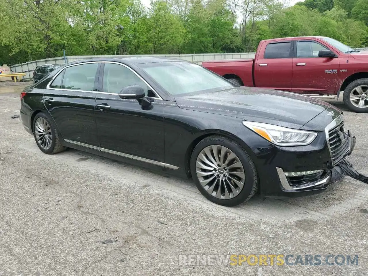 4 Photograph of a damaged car KMHG54JH0KU050660 GENESIS G90 2019