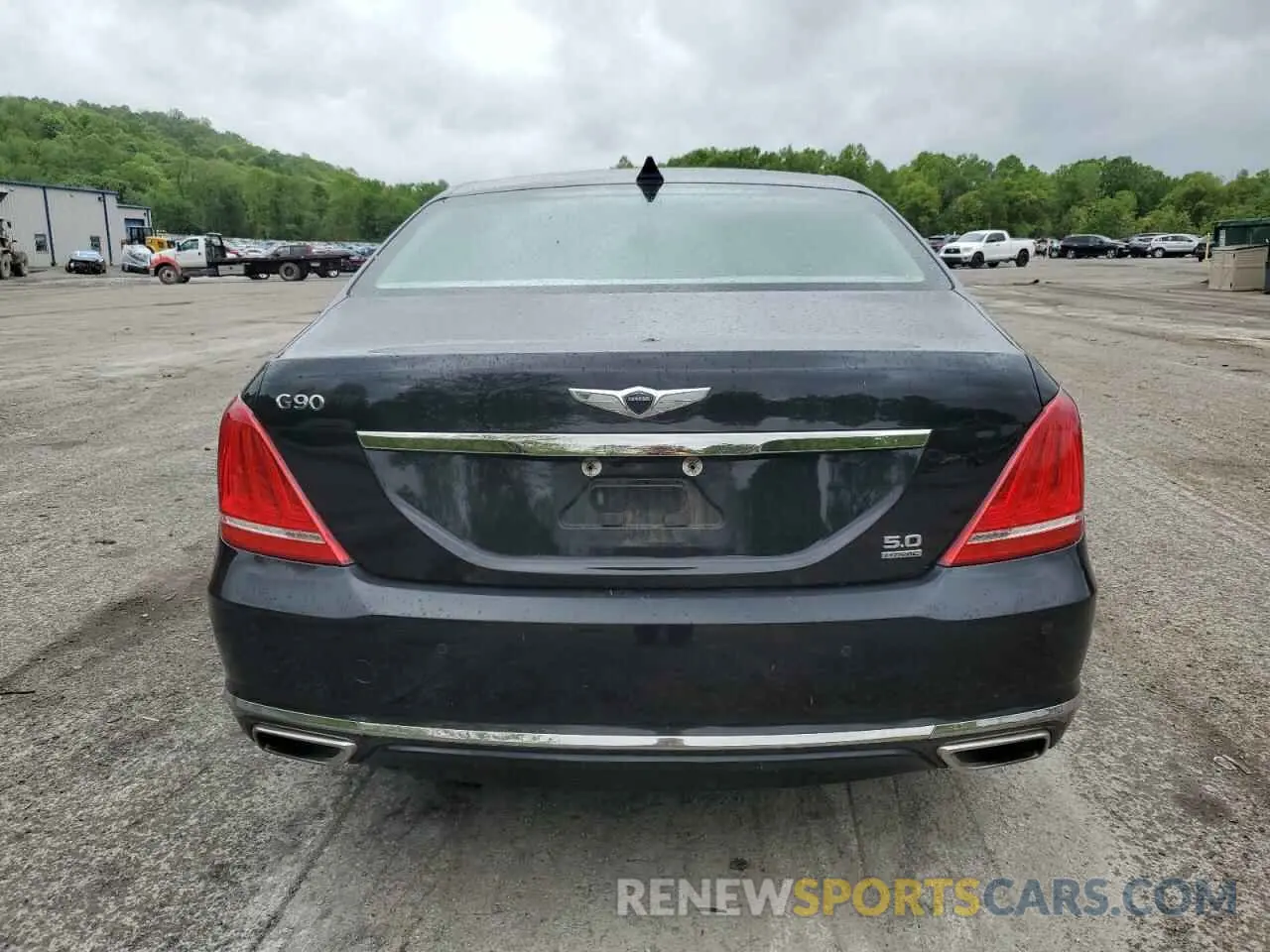 6 Photograph of a damaged car KMHG54JH0KU050660 GENESIS G90 2019