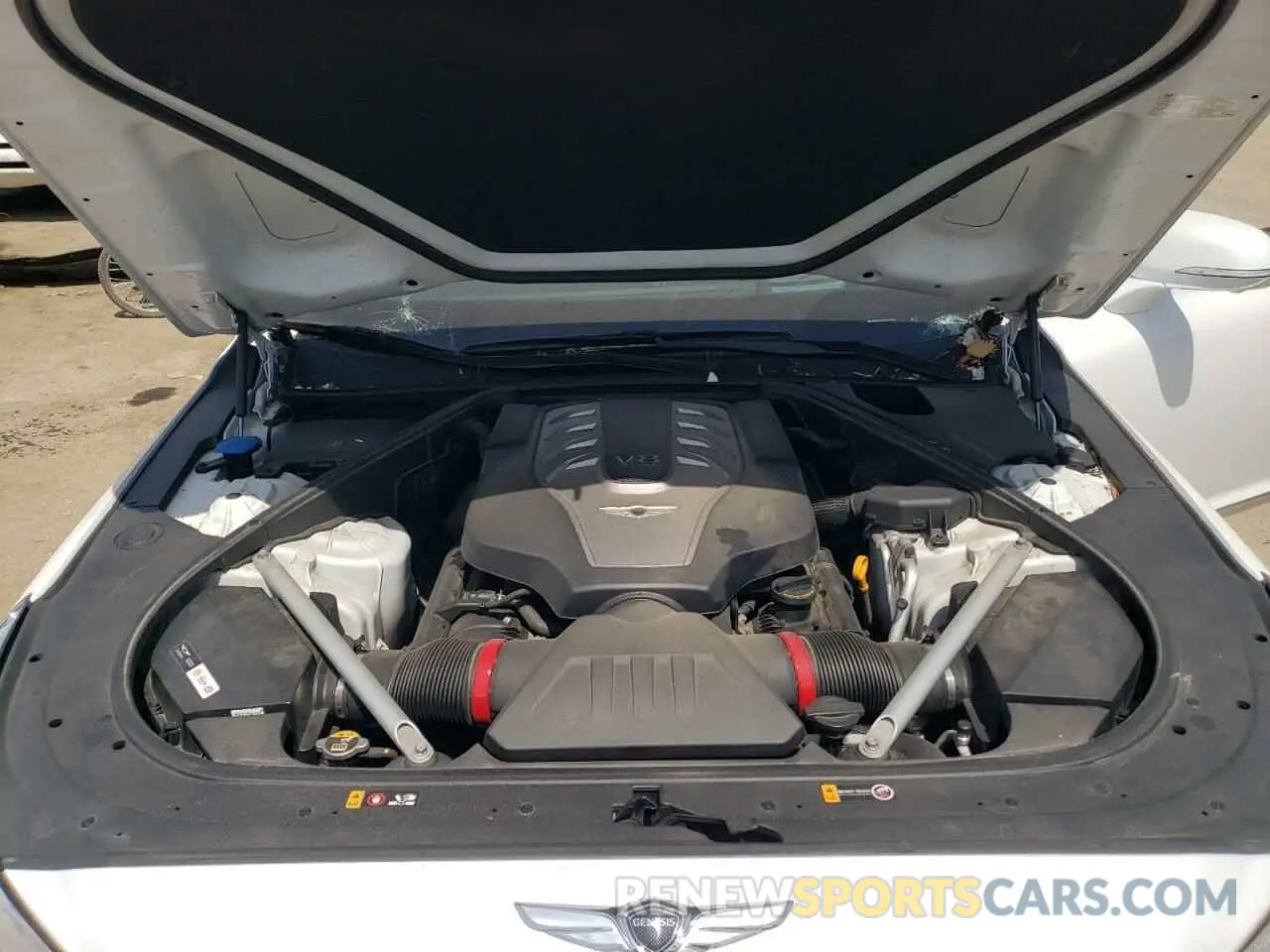 11 Photograph of a damaged car KMHG54JH4KU053335 GENESIS G90 2019