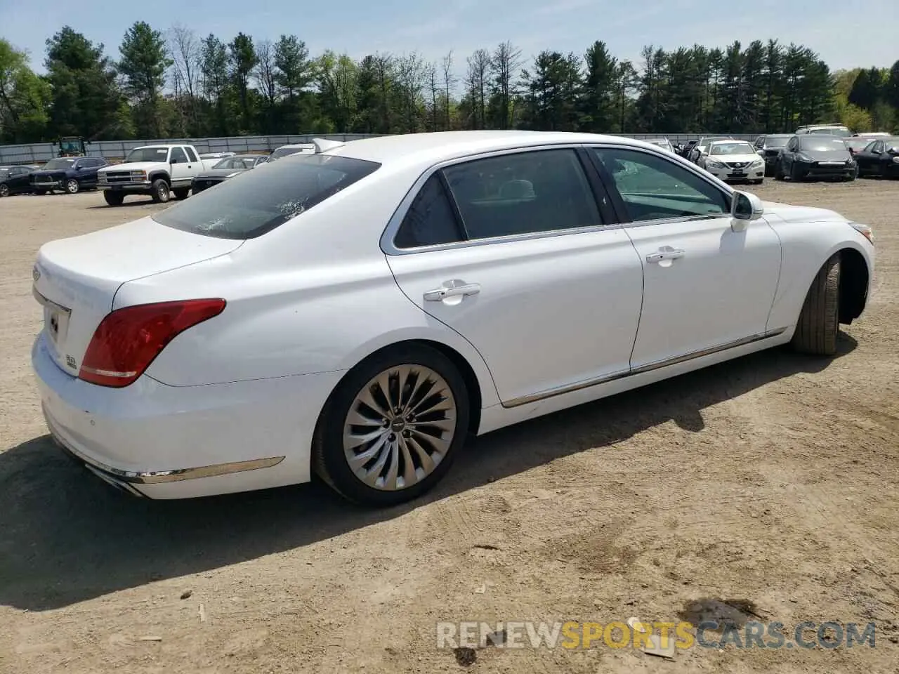 3 Photograph of a damaged car KMHG54JH4KU053335 GENESIS G90 2019