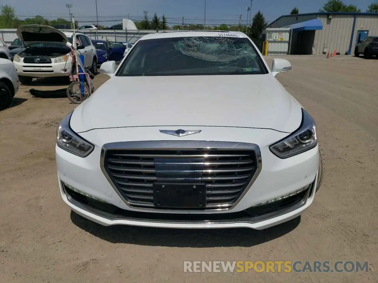 5 Photograph of a damaged car KMHG54JH4KU053335 GENESIS G90 2019