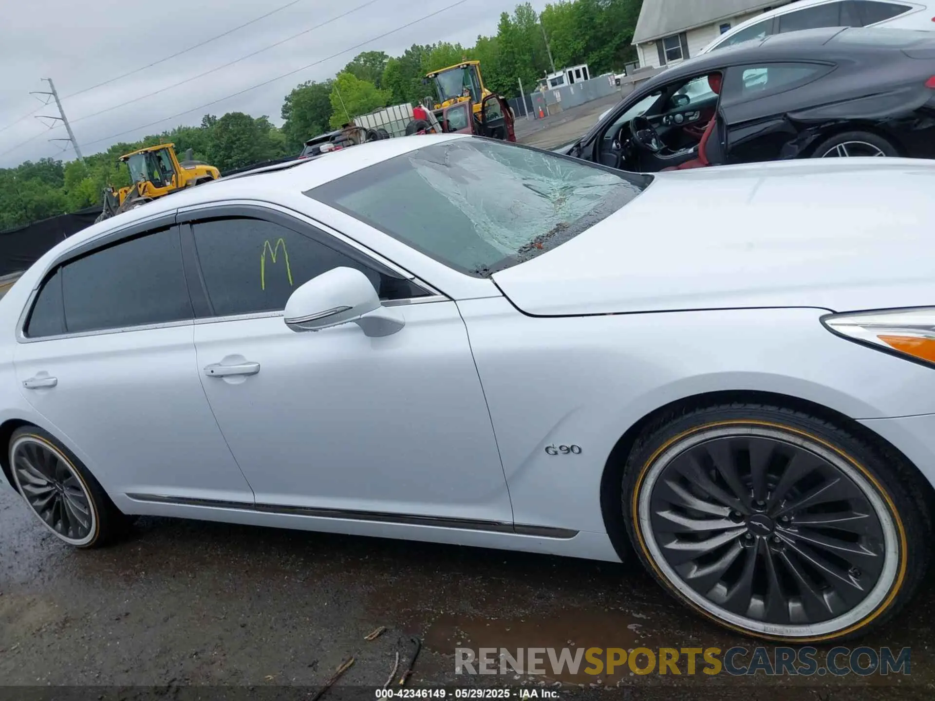 13 Photograph of a damaged car KMTF34JA5KU058697 GENESIS G90 2019