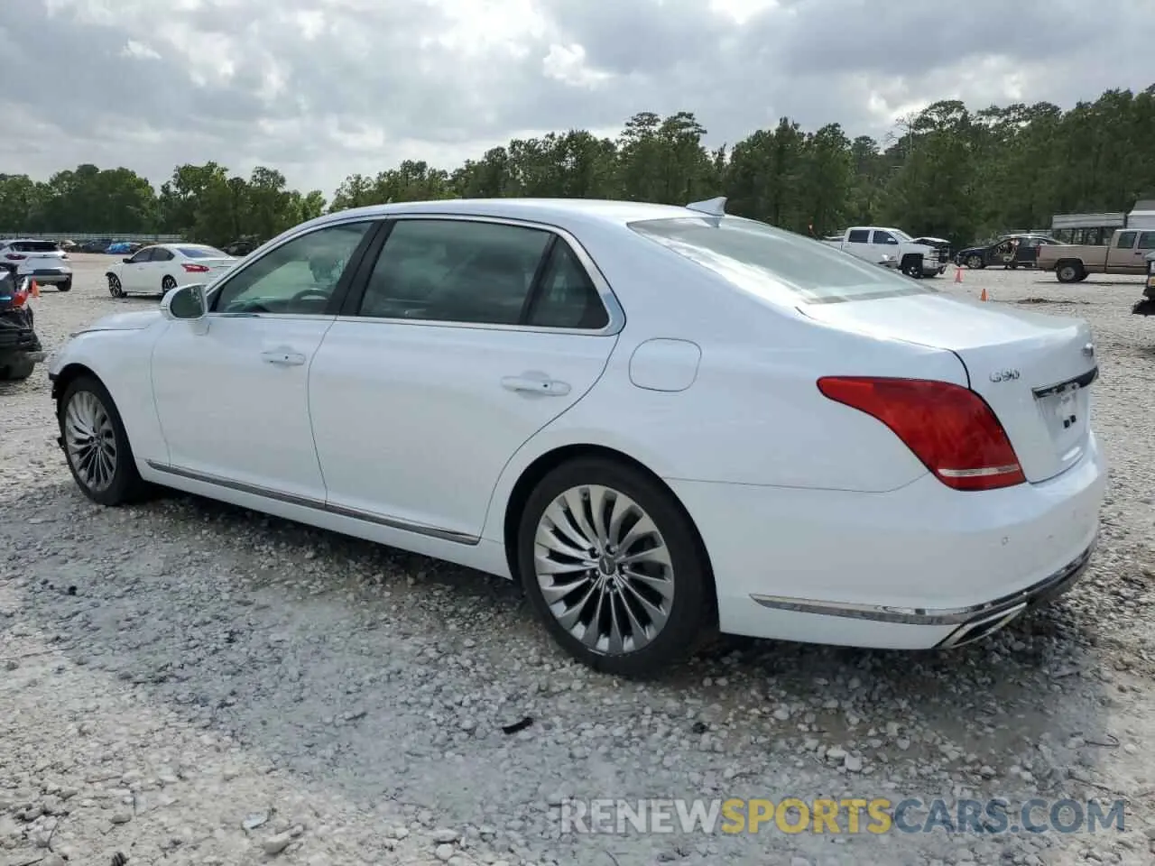 2 Photograph of a damaged car KMTF34JA6KU061768 GENESIS G90 2019