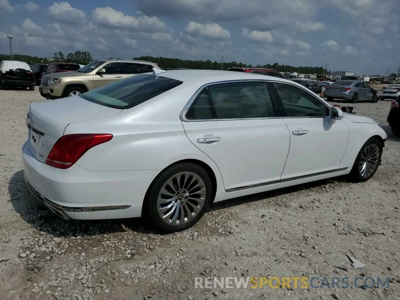 3 Photograph of a damaged car KMTF34JA6KU061768 GENESIS G90 2019