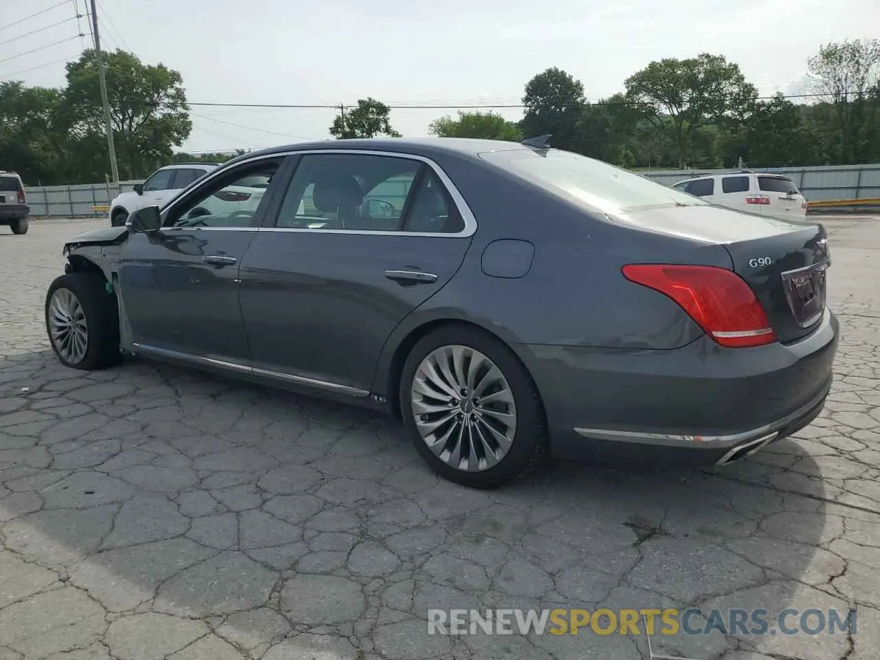 2 Photograph of a damaged car KMTF54JH2KU064030 GENESIS G90 2019