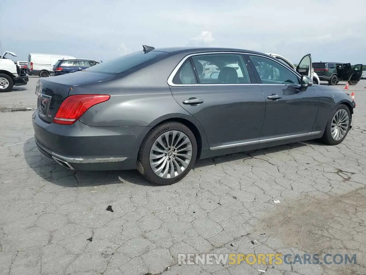 3 Photograph of a damaged car KMTF54JH2KU064030 GENESIS G90 2019