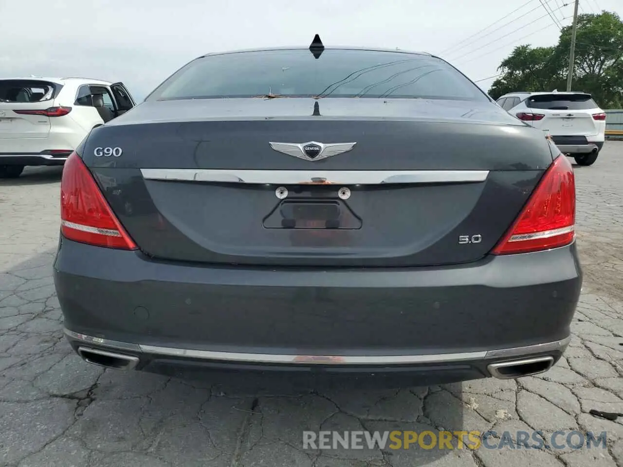 6 Photograph of a damaged car KMTF54JH2KU064030 GENESIS G90 2019