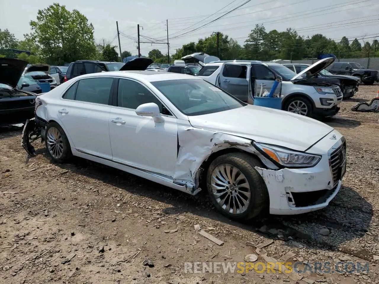 4 Photograph of a damaged car KMTF54JH5KU054477 GENESIS G90 2019