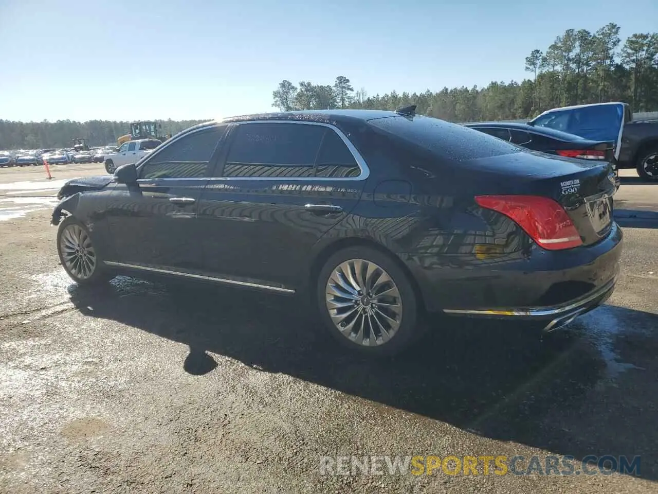 2 Photograph of a damaged car KMTF54JHXKU059223 GENESIS G90 2019